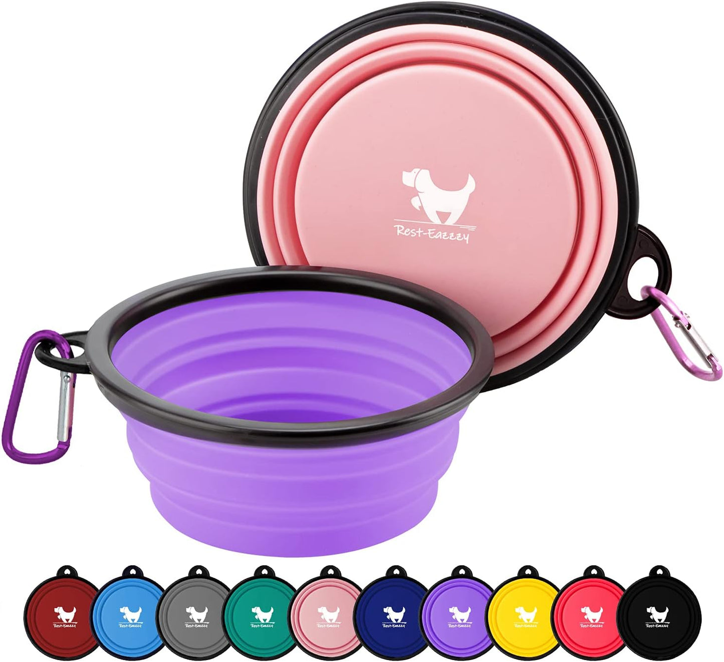 Collapsible Dog Bowls (2-Pack)
