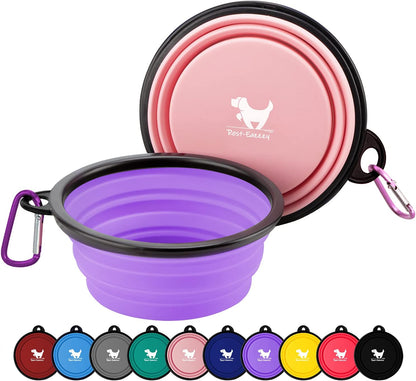 Collapsible Dog Bowls (2-Pack)