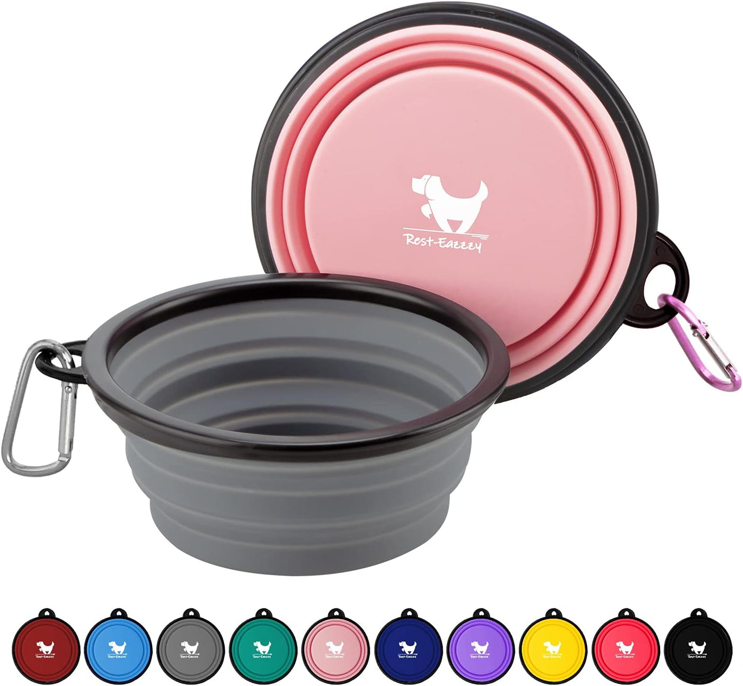 Collapsible Dog Bowls (2-Pack)