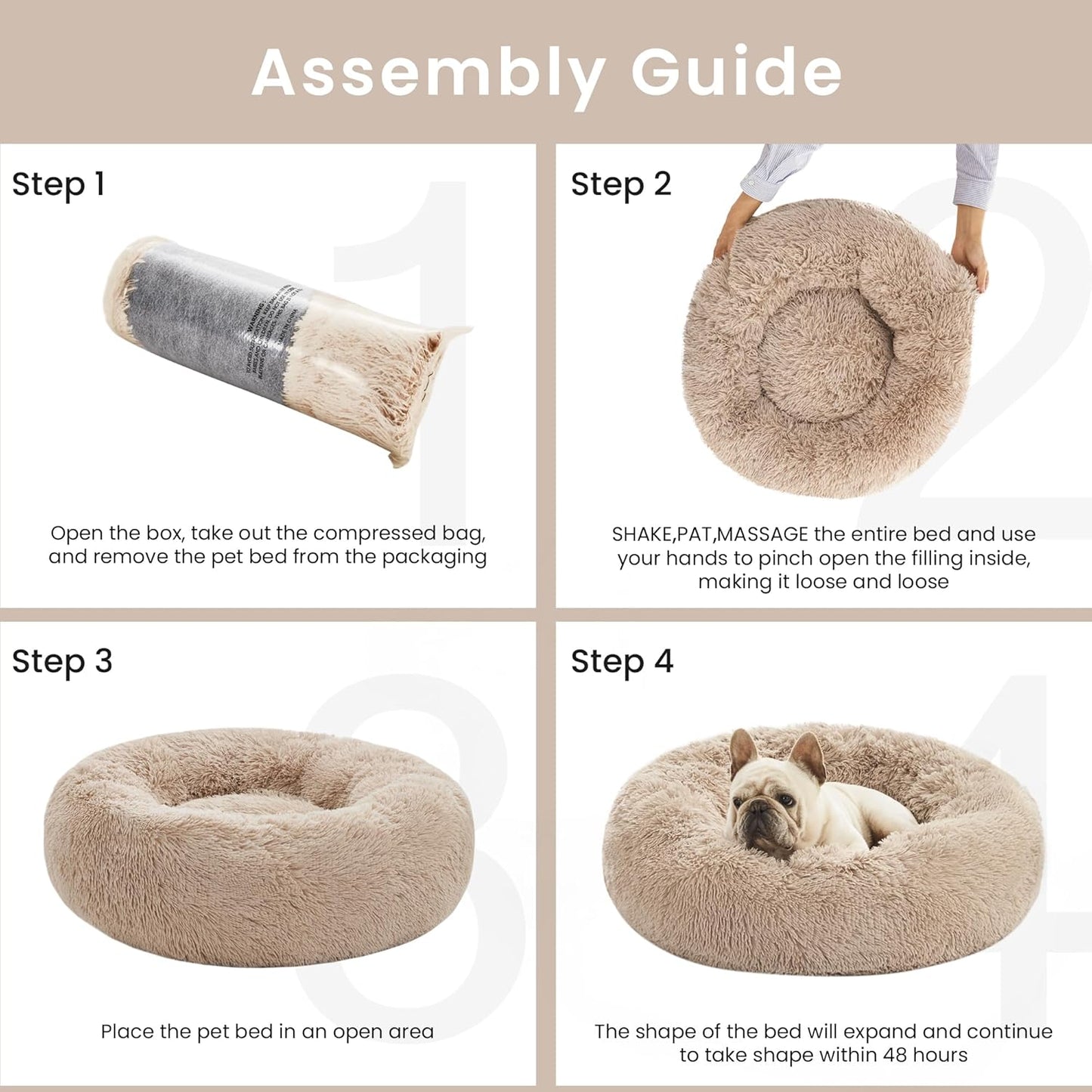 Calming Pet Bed 20"
