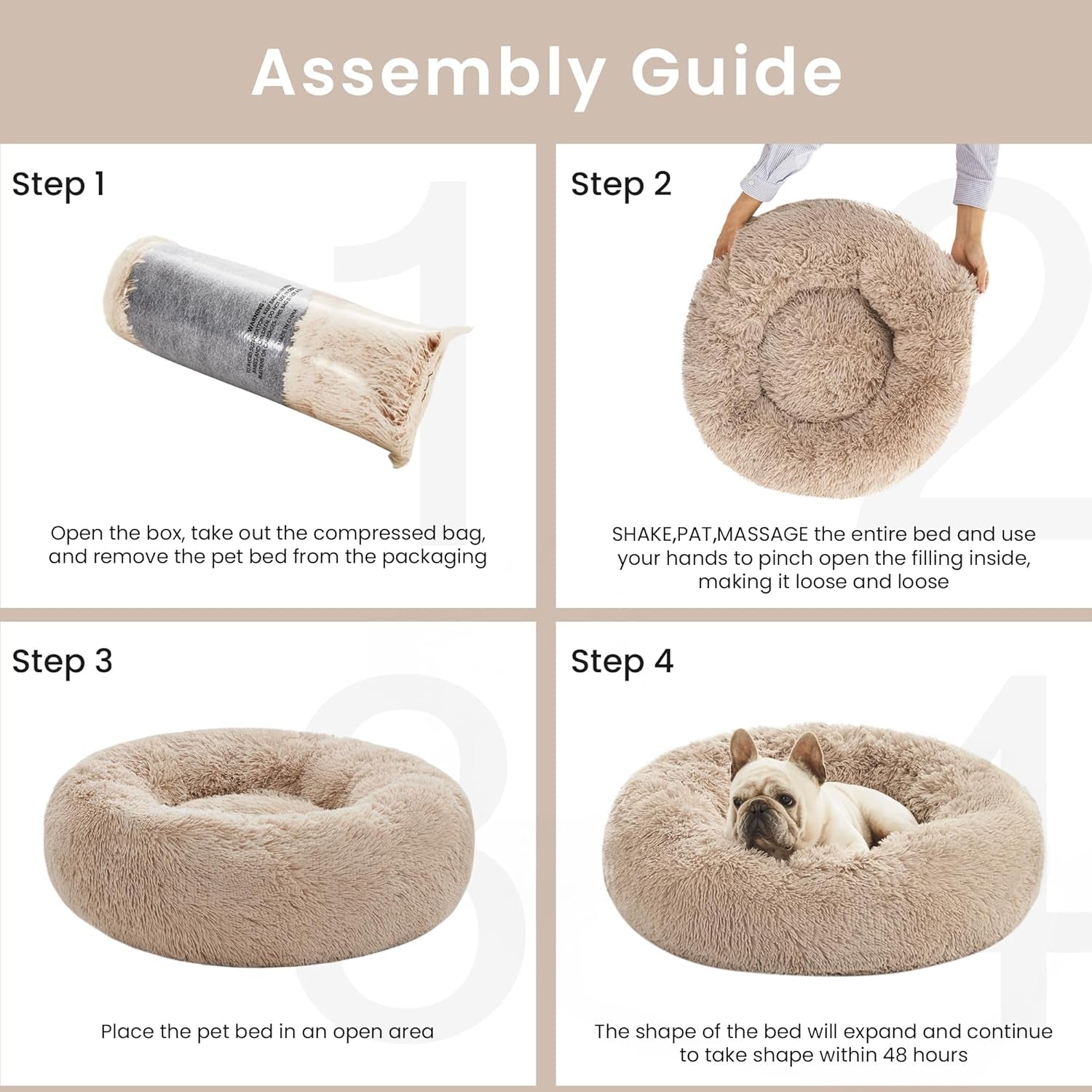 Calming Pet Bed 20"