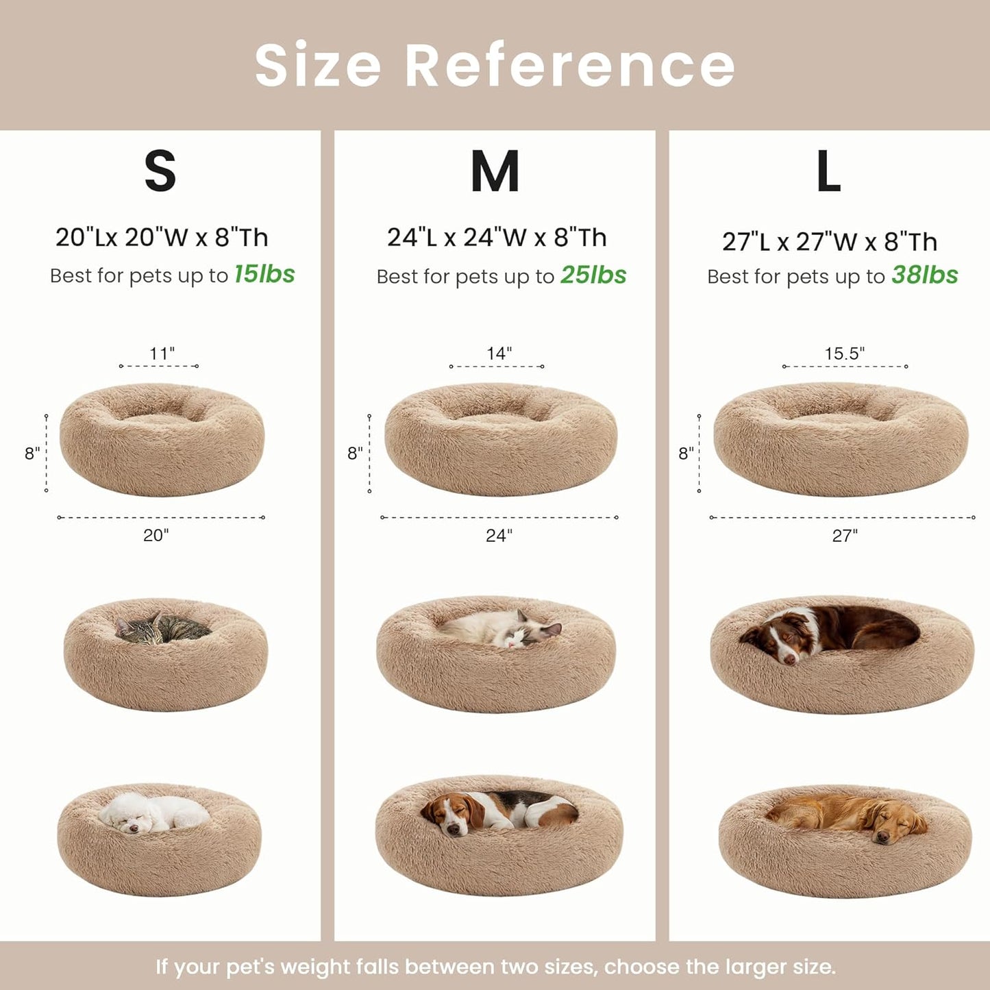 Calming Pet Bed 20"