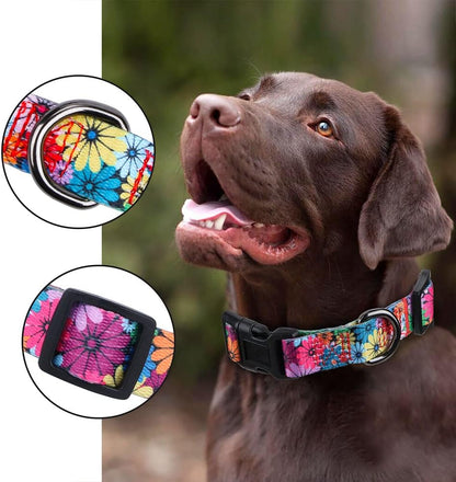 Charming Floral Dog Collar for Small Dogs - Perfect for Stylish Pups