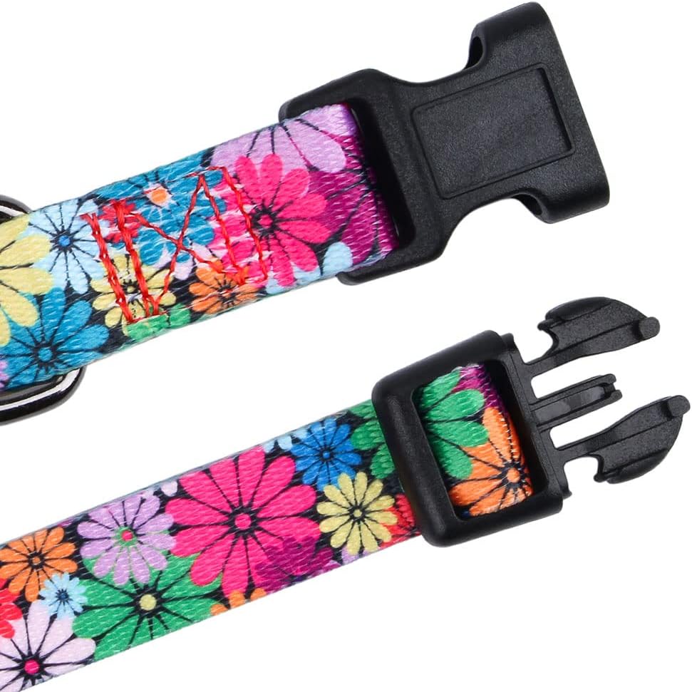 Charming Floral Dog Collar for Small Dogs - Perfect for Stylish Pups