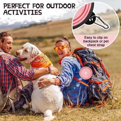 Collapsible Dog Bowls (2-Pack)