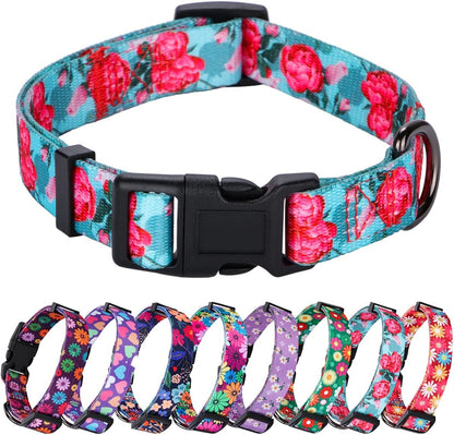 Charming Floral Dog Collar for Small Dogs - Perfect for Stylish Pups