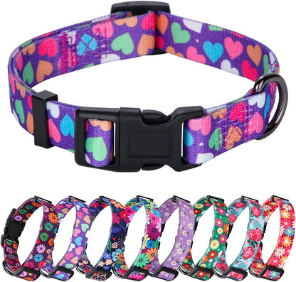 Charming Floral Dog Collar for Small Dogs - Perfect for Stylish Pups