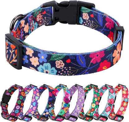 Charming Floral Dog Collar for Small Dogs - Perfect for Stylish Pups