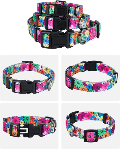 Charming Floral Dog Collar for Small Dogs - Perfect for Stylish Pups
