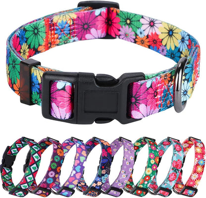 Charming Floral Dog Collar for Small Dogs - Perfect for Stylish Pups