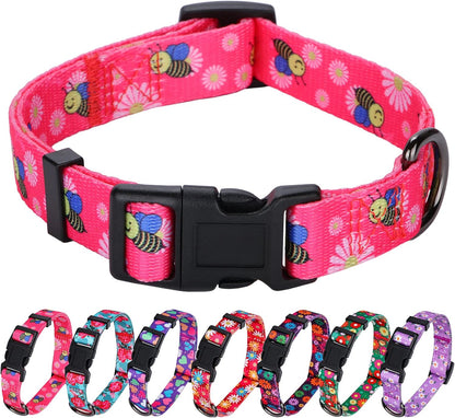 Charming Floral Dog Collar for Small Dogs - Perfect for Stylish Pups
