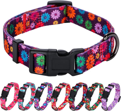 Charming Floral Dog Collar for Small Dogs - Perfect for Stylish Pups