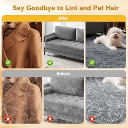 2Pcs Pet Hair Removal Gloves for Cats and Dogs