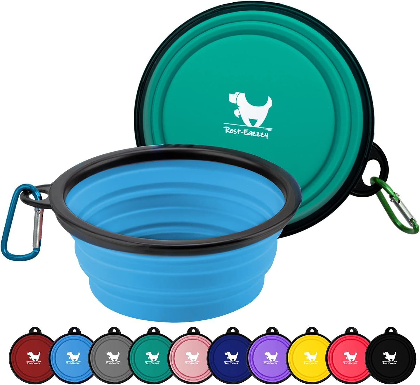 Collapsible Dog Bowls (2-Pack)