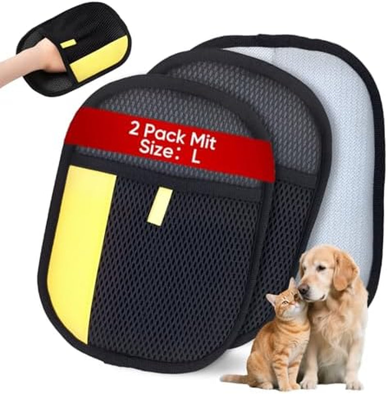 2Pcs Pet Hair Removal Gloves for Cats and Dogs