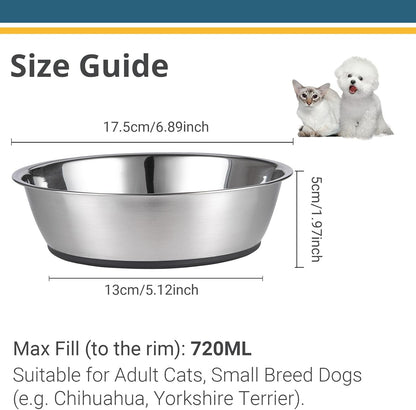 Lightweight Stainless Steel Pet Bowls