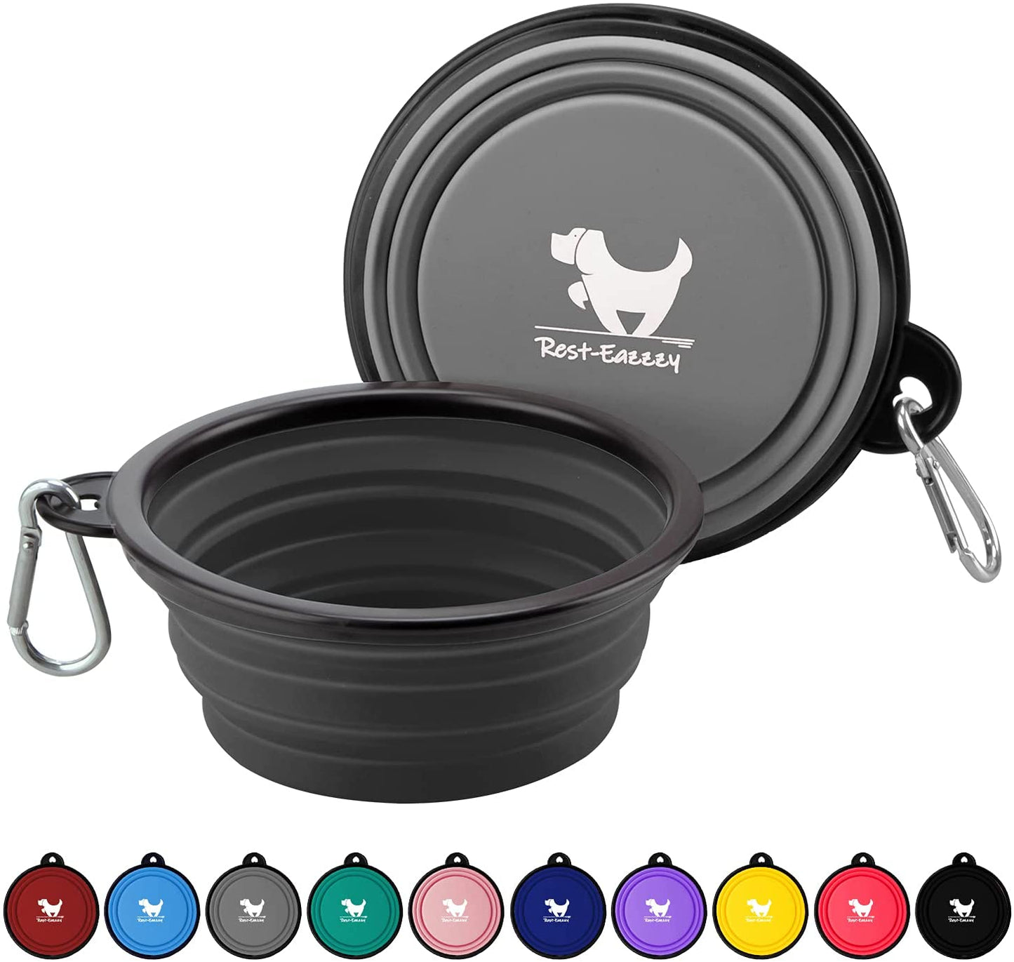 Collapsible Dog Bowls (2-Pack)